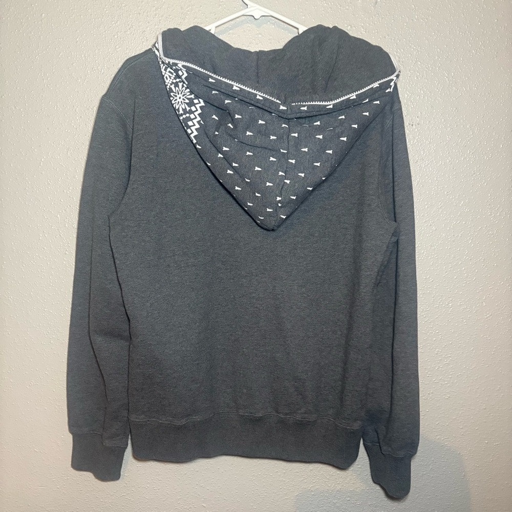 Billionaire Boys Club Zip Up Hoodie Gray Size Medium Mens BBC Gray Zull Zip 1/4 - Picture 3 of 3